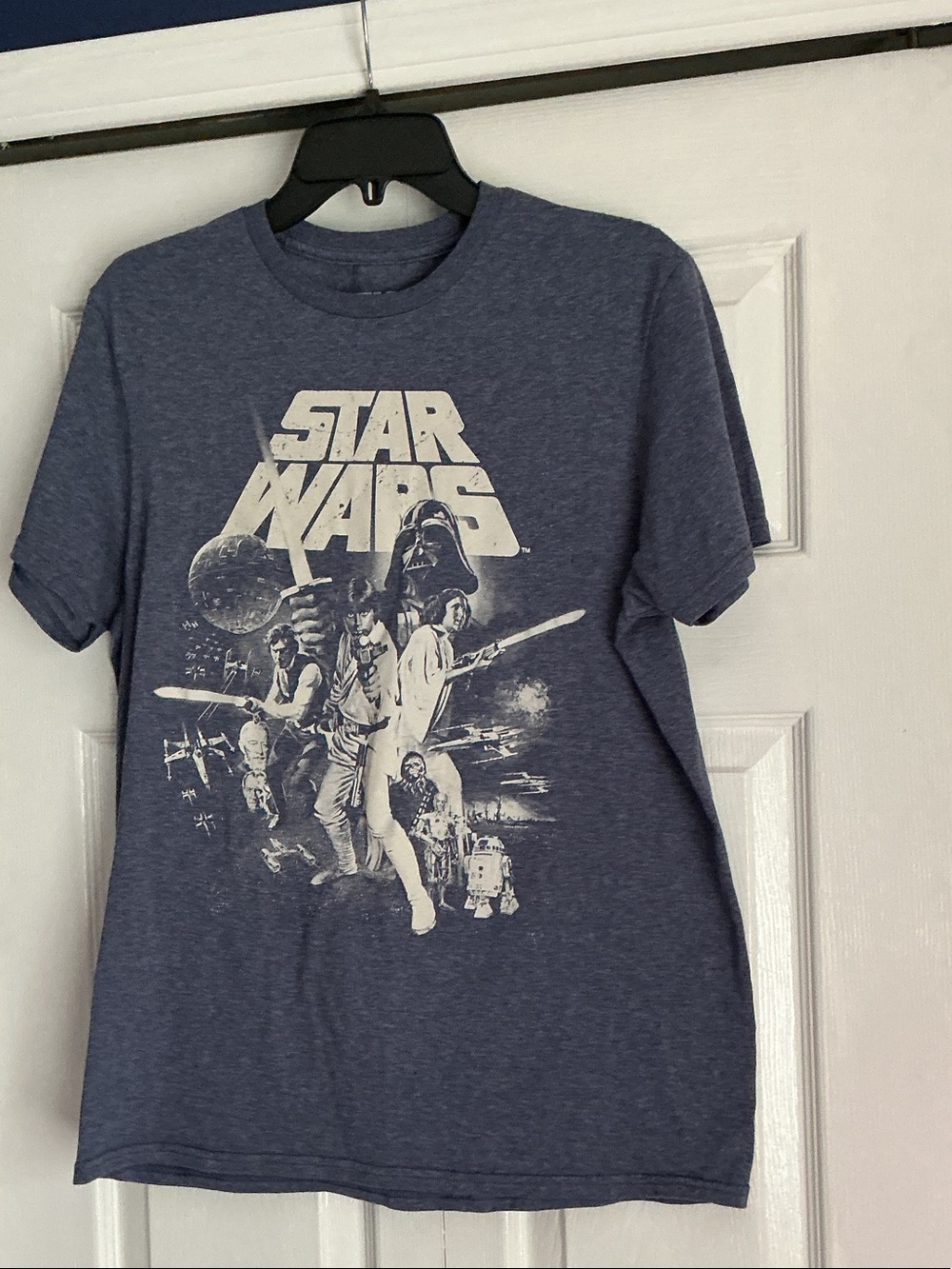 Star Wars Blue Graphic Short Sleeve Tee